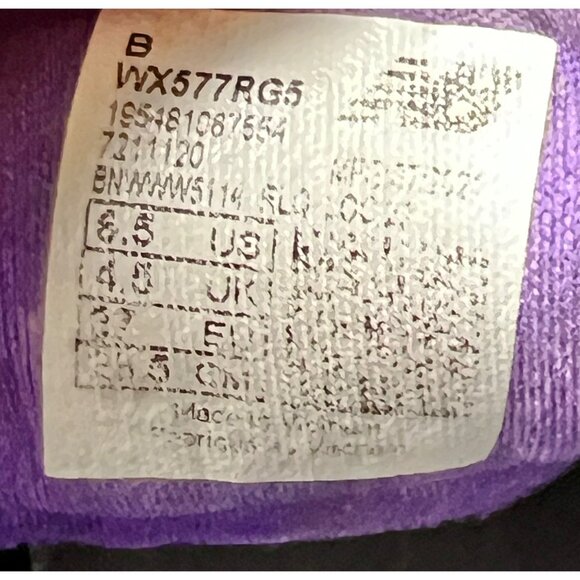 New Balance 577 V5 Womens Cross Training Shoes Size 6.5 Blue Purple Athletic - Picture 9 of 10